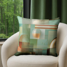 Färgrik Modern Abstrakt Teal Guld