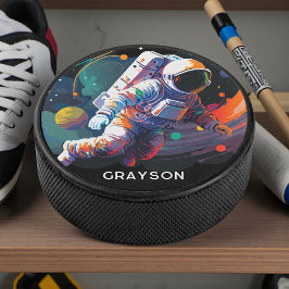 Färgrik Modern Astronaut Rymden Personlig Namn