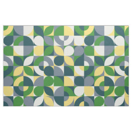 Färgrik Modern Bauhaus Abstrakt Geometrisk Mönster Tyg