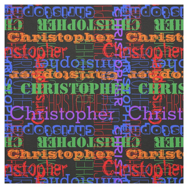 Färgrik modern känd Collageregnbågesvart Tyg (Provkarta)