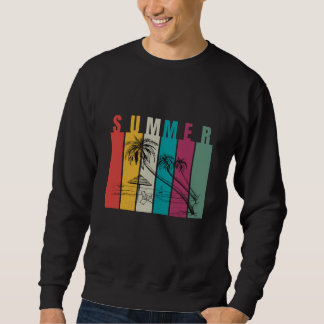 Färgrik Modern Sommar Design Lång Ärmad Tröja