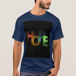 Färgrik modern typografi t-shirt