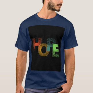Färgrik modern typografi t-shirt