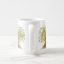 Färgrik Modernistisk Träd 13 Kaffemugg