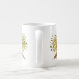 Färgrik Modernistisk Träd 13 Kaffemugg