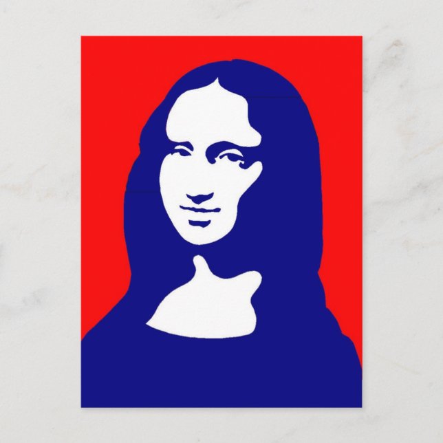 Färgrik Mona Vykort (Framsida)