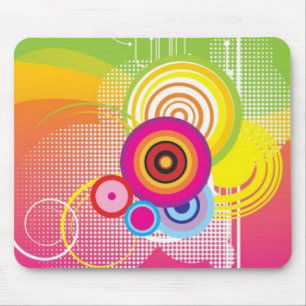 färgrik mousepad musmatta