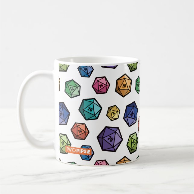 Färgrik mugg D20 (Vänster)