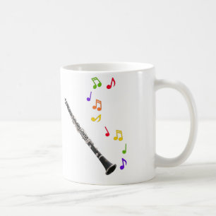 Färgrik musikRighthand för klarinett Kaffemugg