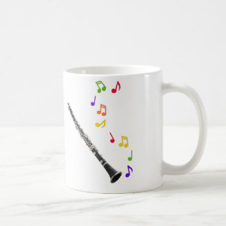 Färgrik musikRighthand för klarinett Kaffemugg