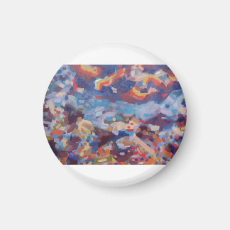 Färgrik natt magnet