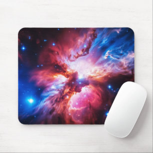 Färgrik nebulosa galax rymd stjärnor kosmos univer musmatta