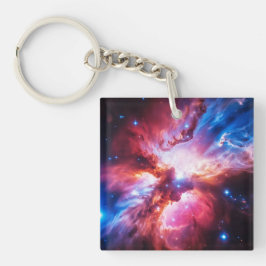Färgrik nebulosa galax rymdstjärnor kosmos univers