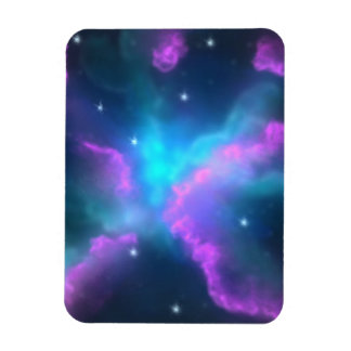 Färgrik nebulosamoln bakgrund magnet