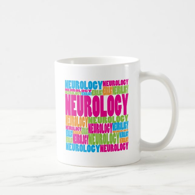 Färgrik Neurology Kaffemugg (Höger)