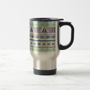 Färgrik och unik Aztec konstmugg Resemugg