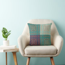 Färgrik Ornamenterad Folkinspirerad