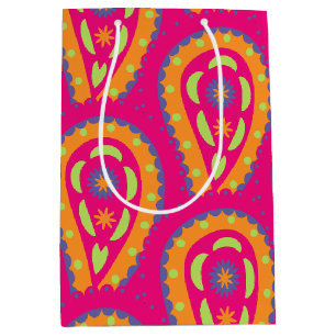 Färgrik Paisley