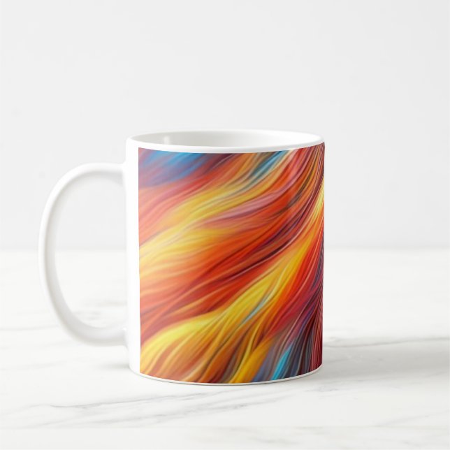 Färgrik pälsstruktur bakgrund-68454 kaffemugg (Vänster)