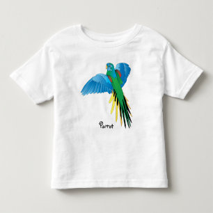 Färgrik papegoja t shirt