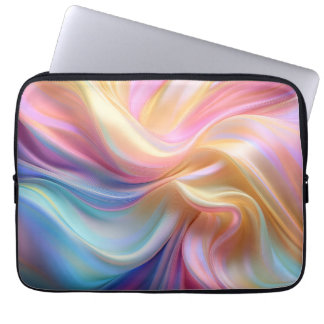 Färgrik Pastell Silke Laptop Fodral