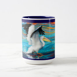 färgrik pelikan 26 mugg