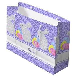 Färgrik personlig för z-vitpåskhare