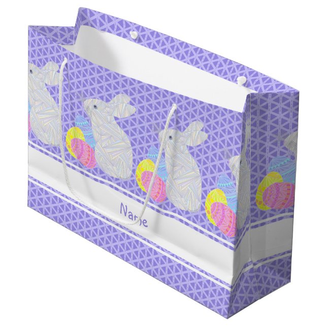 Färgrik personlig för z-vitpåskhare (Framsidan Vinklad)