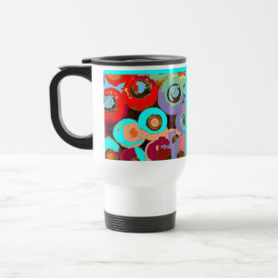 Färgrik personligtravel mug resemugg