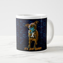 Färgrik Pop Art-porträtt — "It's Just Dandy" Jumbo Mugg