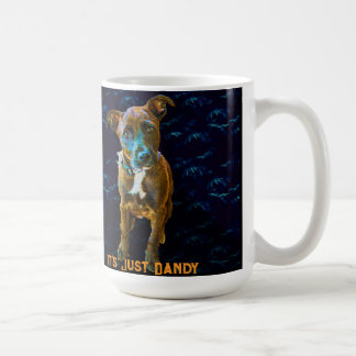 Färgrik Pop Art-porträtt — "It's Just Dandy" Kaffemugg
