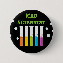 Färgrik provrörfödelsedagsfest för tokig forskare