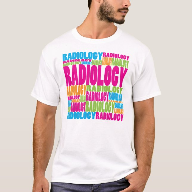 Färgrik radiologi t-shirt (Framsida)