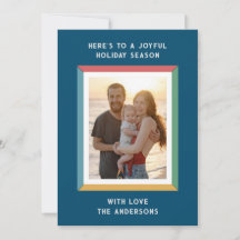 Färgrik ram med stora hälsningar