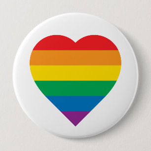 Färgrik regnbågedesign för pride knapp