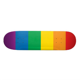 Färgrik regnbågedesign för pride | skateboard bräda 20,5 cm