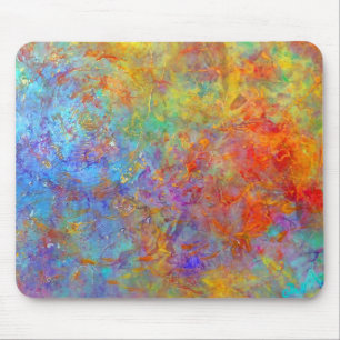 Färgrik regnbågekonst Mousepad Musmatta