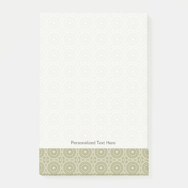 Färgrik retro mönsterbakgrund 6 post-it block (Framsida)