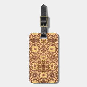 Färgrik retro mönsterbakgrund bagagebricka
