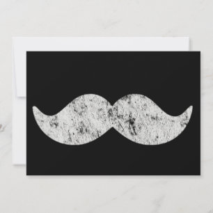 Färgrik Retro Moustache Mönsterdesign
