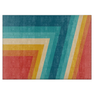 Färgrik Retro rand - 70-tal, 80-taldesign