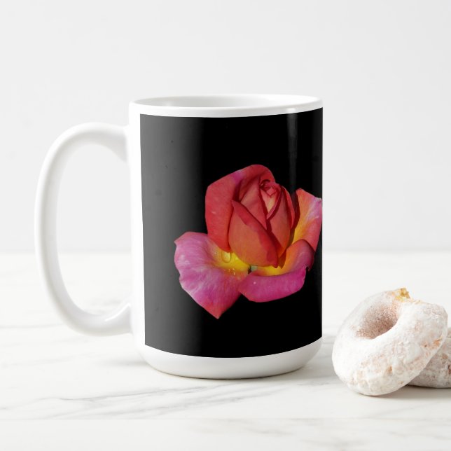 Färgrik Rosmugg Kaffemugg (Med munk)