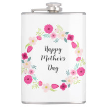 Färgrik rustik blomsterkrans