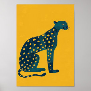Färgrik serie gatubildsaffisch för barnrum poster