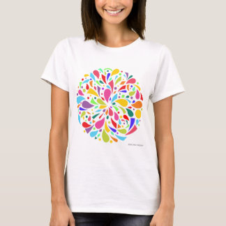 Färgrik Shapebristning Tee Shirt