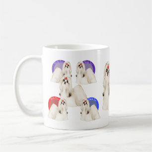 Färgrik Shih Tzu mugg