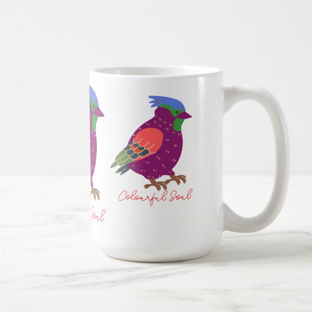 Färgrik Själ Design Kaffemugg (Höger)