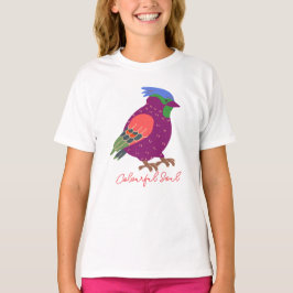 Färgrik Själ Design T Shirt