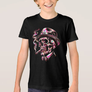 Färgrik skallig cigarrkonst t shirt