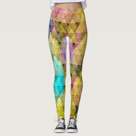 Färgrik Skog Leggings